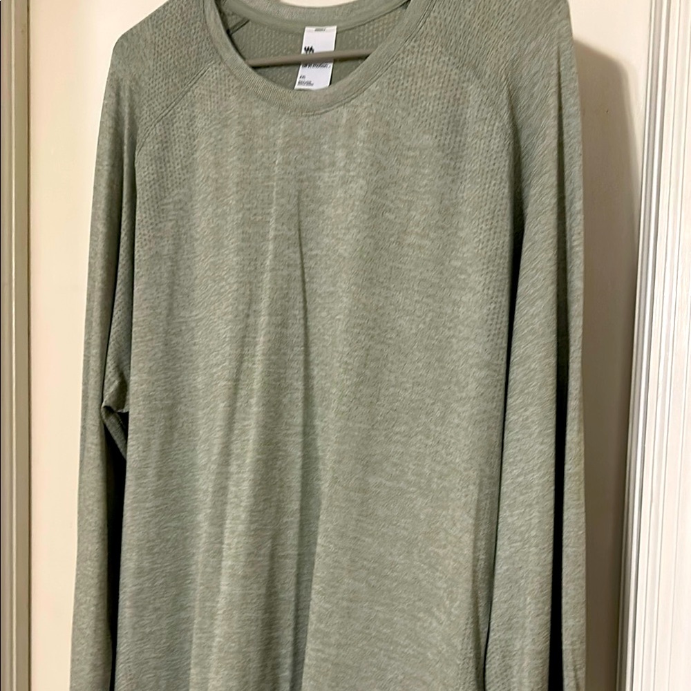 Mint Green Long Sleeve Shirt xxl